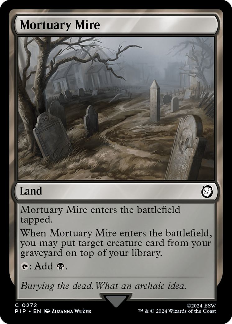 Mortuary Mire (PIP-272) - Fallout Foil - Premium MTG Single from Wizards of the Coast - Just $6.14! Shop now at Game Crave Tournament Store