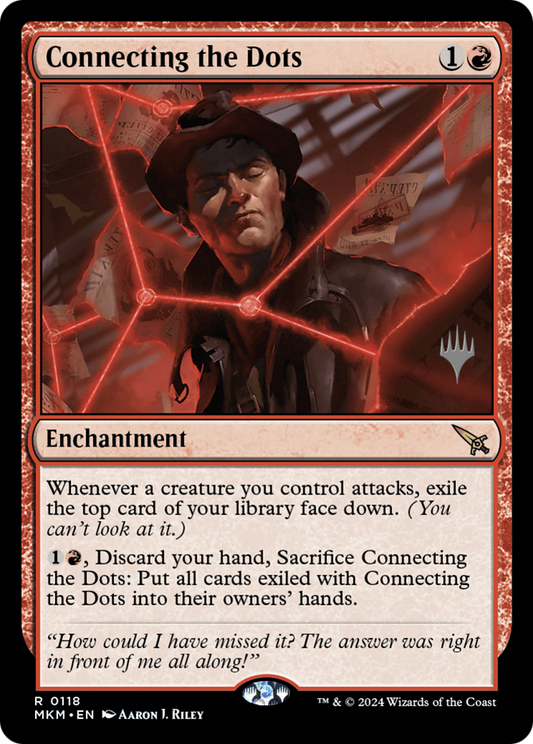 Connecting the Dots (PMKM-118P) - Murders at Karlov Manor Promos - Premium MTG Single from Wizards of the Coast - Just $0.26! Shop now at Game Crave Tournament Store