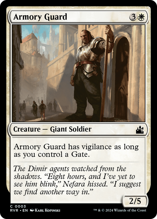 Armory Guard (RVR-003) - Ravnica Remastered - Premium MTG Single from Wizards of the Coast - Just $0.25! Shop now at Game Crave Tournament Store