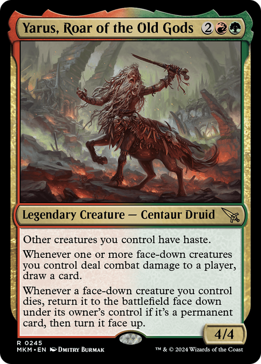 Yarus, Roar of the Old Gods (MKM-245) - Murders at Karlov Manor - Premium MTG Single from Wizards of the Coast - Just $0.25! Shop now at Game Crave Tournament Store