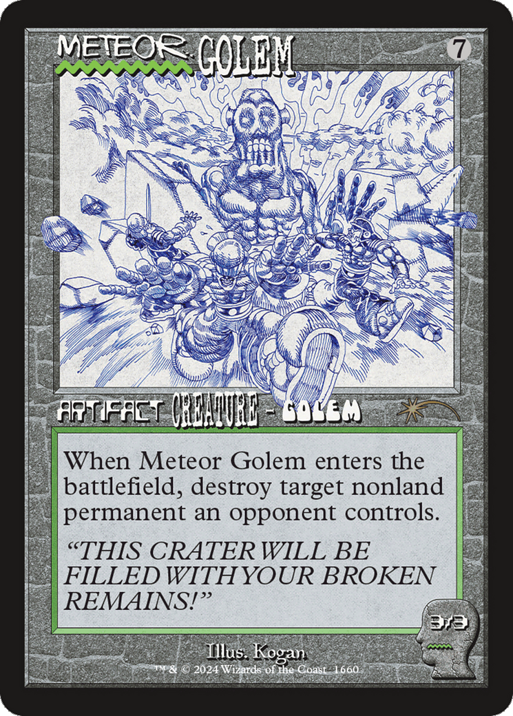 Meteor Golem (SLD-1660) - Secret Lair Drop Foil - Premium MTG Single from Wizards of the Coast - Just $0! Shop now at Game Crave Tournament Store