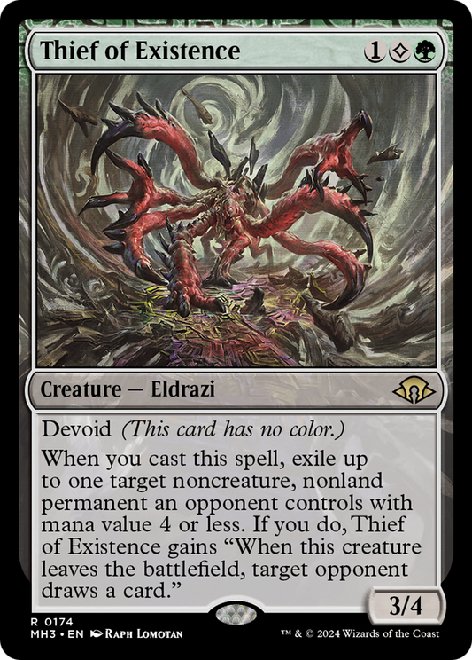 Thief of Existence (MH3-174) - Modern Horizons 3 - Premium MTG Single from Wizards of the Coast - Just $0.25! Shop now at Game Crave Tournament Store