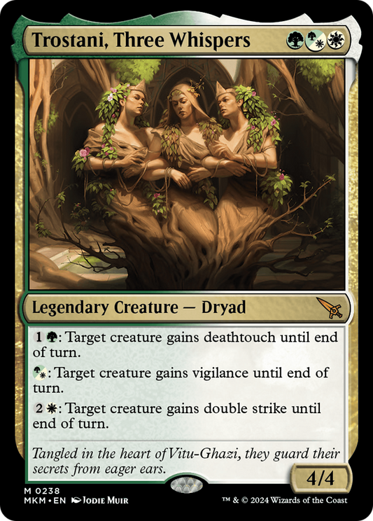 Trostani, Three Whispers (MKM-238) - Murders at Karlov Manor Foil - Premium MTG Single from Wizards of the Coast - Just $0.46! Shop now at Game Crave Tournament Store
