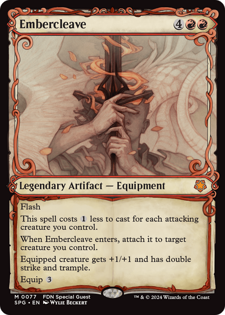 Embercleave (SPG-077) - Special Guests: (Showcase) Foil - Premium MTG Single from Wizards of the Coast - Just $16.33! Shop now at Game Crave Tournament Store