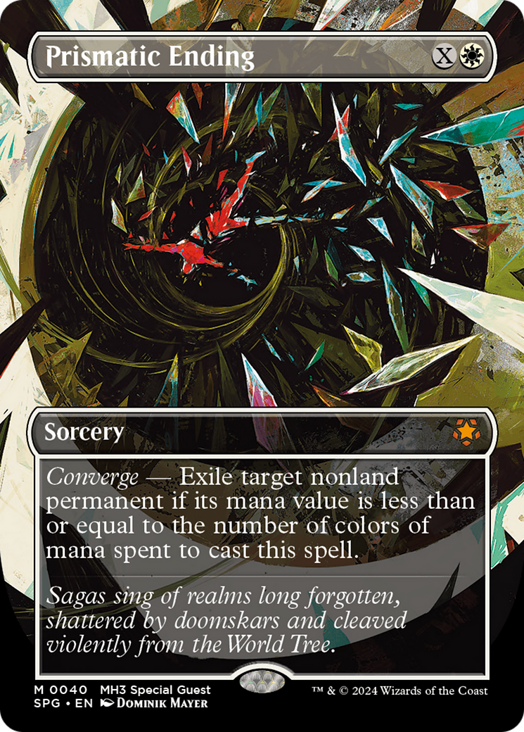 Prismatic Ending (SPG-040) - Special Guests (Borderless) - Premium MTG Single from Wizards of the Coast - Just $4.78! Shop now at Game Crave Tournament Store