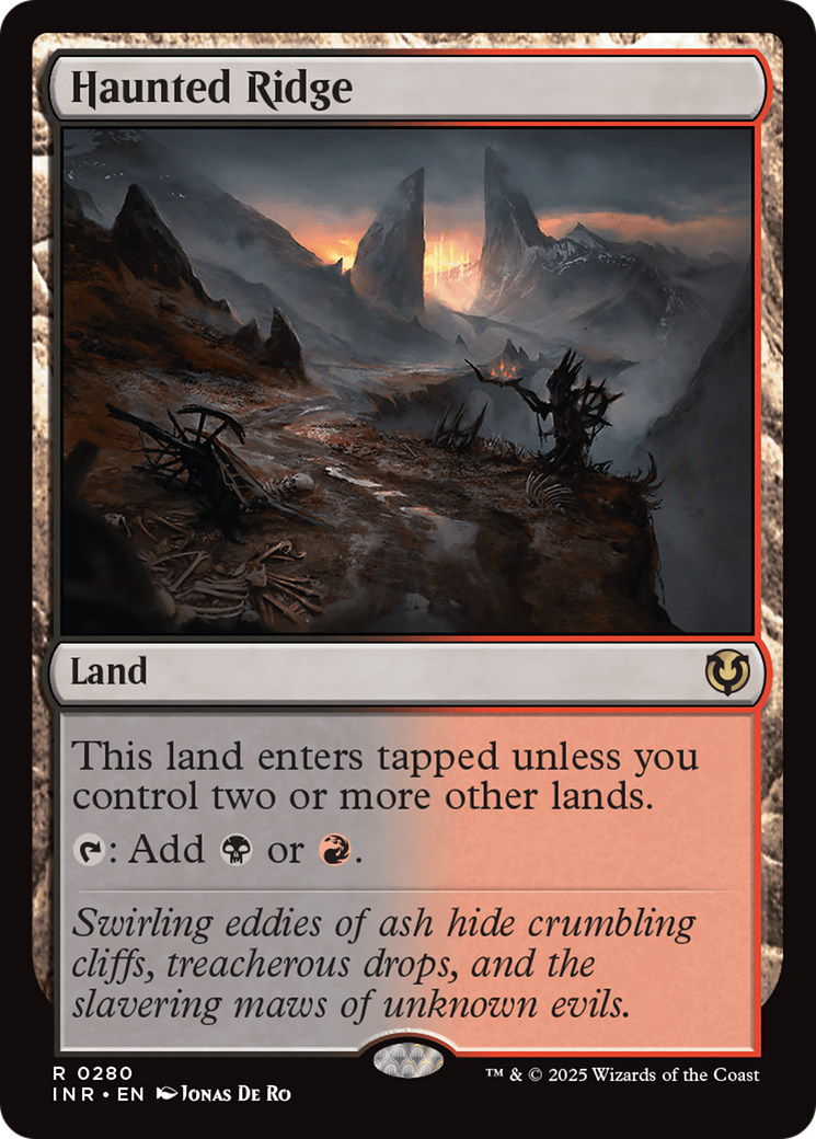 Haunted Ridge (-280) - Innistrad Remastered - Premium MTG Single from Wizards of the Coast - Just $3.44! Shop now at Game Crave Tournament Store