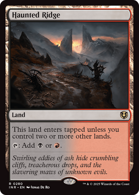 Haunted Ridge (-280) - Innistrad Remastered - Premium MTG Single from Wizards of the Coast - Just $3.44! Shop now at Game Crave Tournament Store