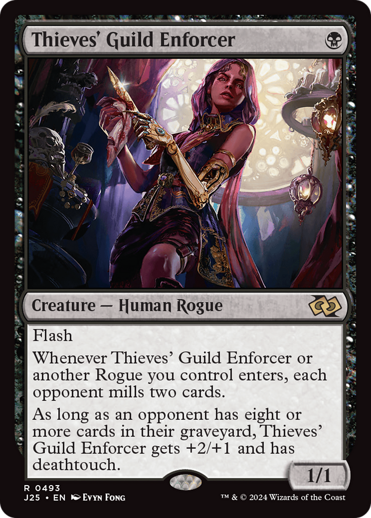 Thieves' Guild Enforcer (J25-493) - Foundations Jumpstart - Premium MTG Single from Wizards of the Coast - Just $0.25! Shop now at Game Crave Tournament Store