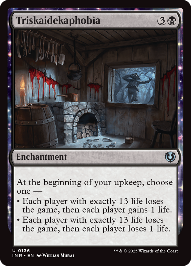 Triskaidekaphobia (-136) - Innistrad Remastered - Premium MTG Single from Wizards of the Coast - Just $0.25! Shop now at Game Crave Tournament Store