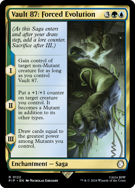 Vault 87: Forced Evolution (PIP-122) - Fallout Foil - Premium MTG Single from Wizards of the Coast - Just $0.28! Shop now at Game Crave Tournament Store