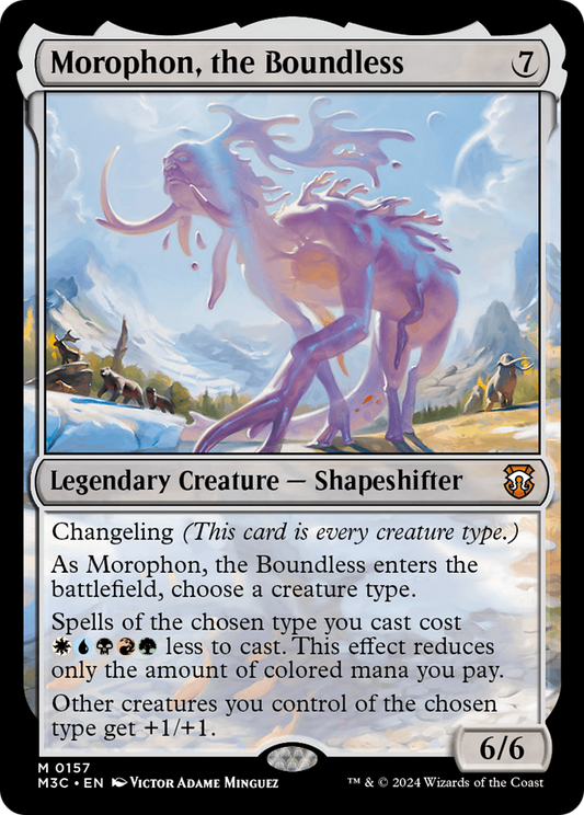 Morophon, the Boundless (M3C-157) - Modern Horizons 3 Commander - Premium MTG Single from Wizards of the Coast - Just $4.48! Shop now at Game Crave Tournament Store