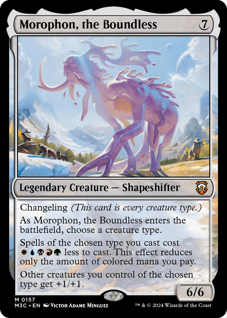 Morophon, the Boundless (M3C-157) - Modern Horizons 3 Commander Foil - Premium MTG Single from Wizards of the Coast - Just $4.98! Shop now at Game Crave Tournament Store