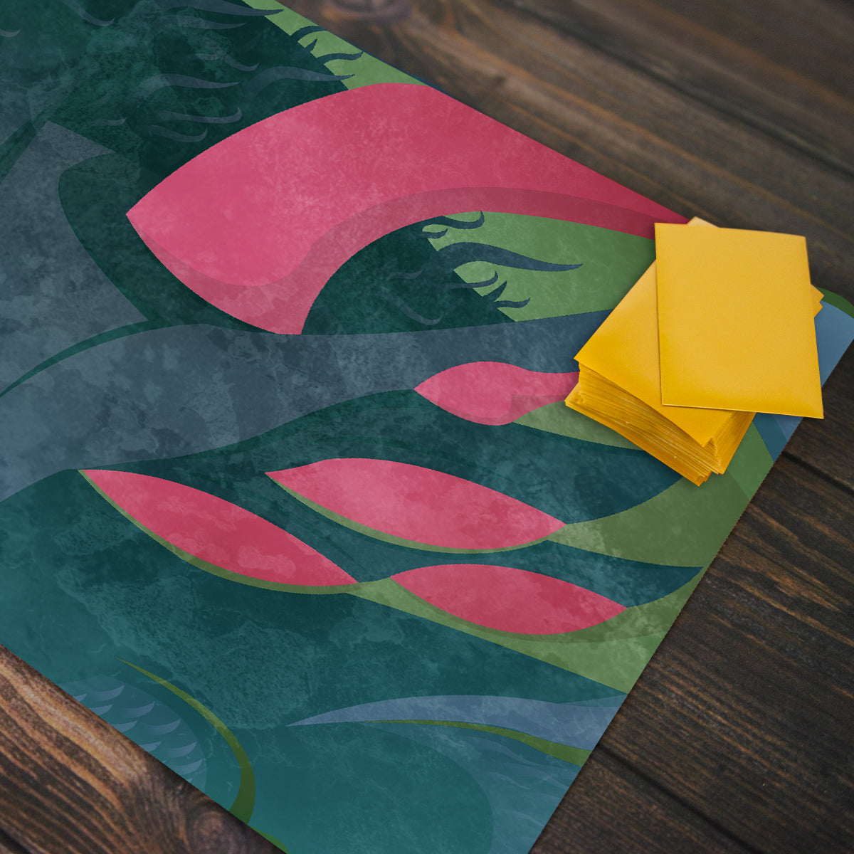 The Green Beast Playmat - Premium Playmat from Inked Gaming - Just $34.99! Shop now at Game Crave Tournament Store