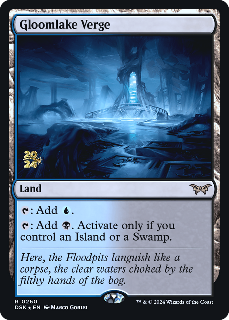 Gloomlake Verge (PDSK-260S) - Duskmourn: House of Horror Promos Foil - Premium MTG Single from Wizards of the Coast - Just $9.14! Shop now at Game Crave Tournament Store