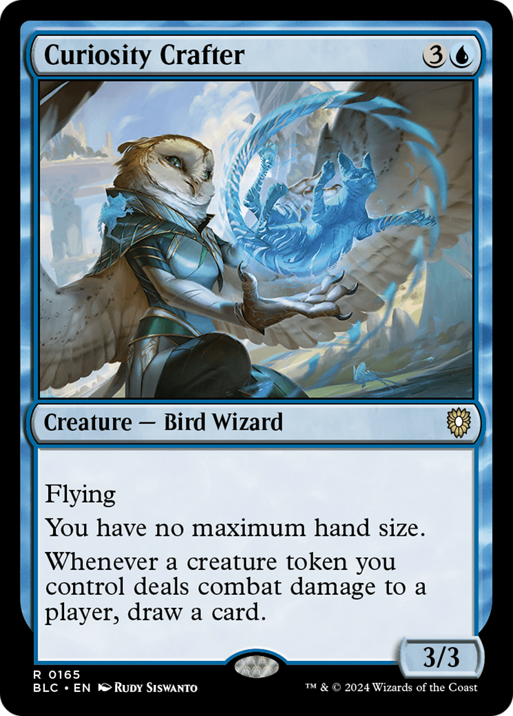 Curiosity Crafter (BLC-165) - Bloomburrow Commander - Premium MTG Single from Wizards of the Coast - Just $0.50! Shop now at Game Crave Tournament Store
