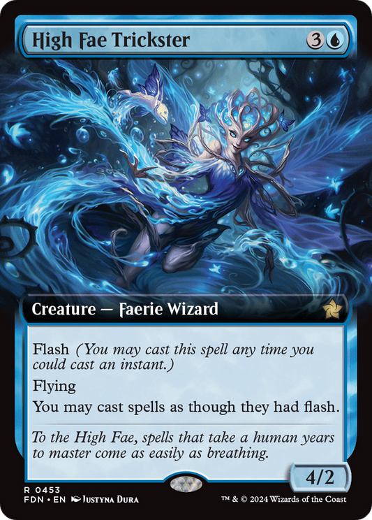 High Fae Trickster (FDN-453) - Foundations: (Extended Art) Foil - Premium MTG Single from Wizards of the Coast - Just $4.70! Shop now at Game Crave Tournament Store