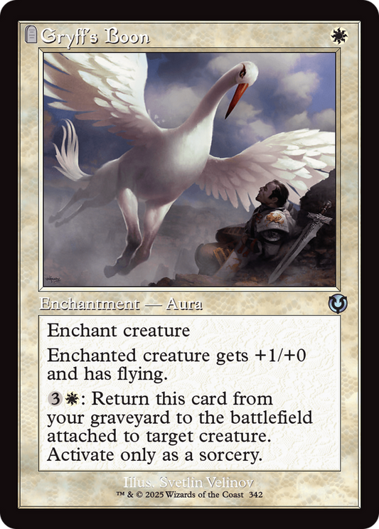 Gryff's Boon (Retro Frame) (-342) - Innistrad Remastered - Premium MTG Single from Wizards of the Coast - Just $0.25! Shop now at Game Crave Tournament Store