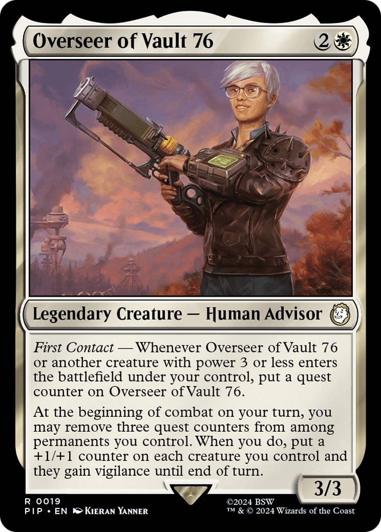 Overseer of Vault 76 (PIP-019) - Fallout Foil - Premium MTG Single from Wizards of the Coast - Just $0.26! Shop now at Game Crave Tournament Store