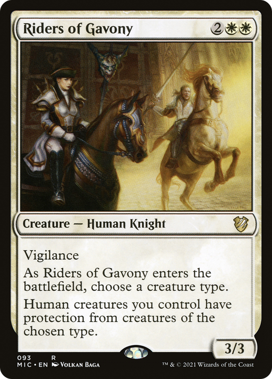 Riders of Gavony (MIC-093) - Midnight Hunt Commander - Premium MTG Single from Wizards of the Coast - Just $0.25! Shop now at Game Crave Tournament Store