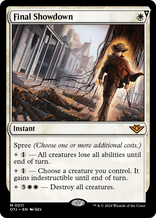 Final Showdown (OTJ-011) - Outlaws of Thunder Junction Foil - Premium MTG Single from Wizards of the Coast - Just $3.59! Shop now at Game Crave Tournament Store