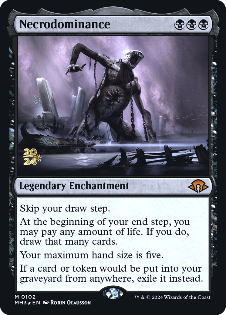 Necrodominance (PMH3-102S) - Modern Horizons 3 Promos Foil - Premium MTG Single from Wizards of the Coast - Just $6.58! Shop now at Game Crave Tournament Store