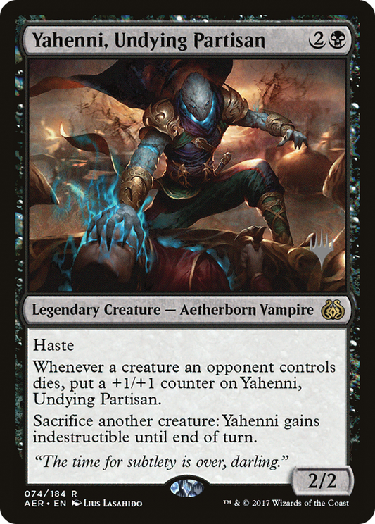 Yahenni, Undying Partisan (PPM21-074) - Aether Revolt Promos