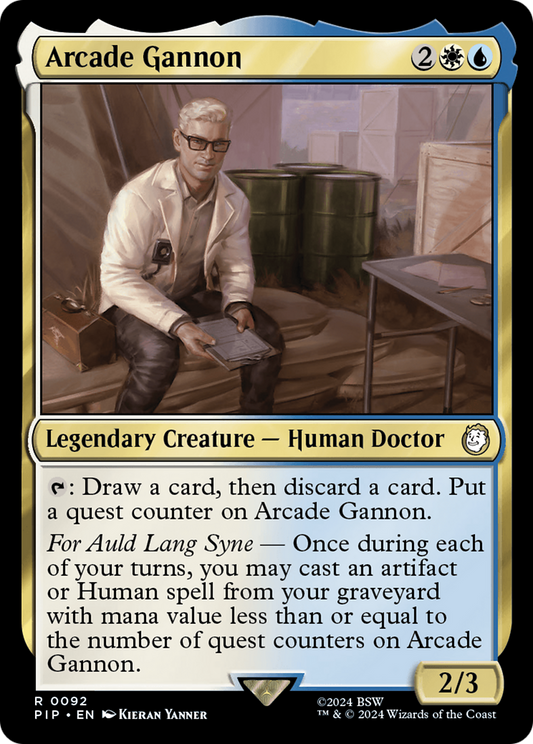 Arcade Gannon (PIP-092) - Fallout - Premium MTG Single from Wizards of the Coast - Just $0.25! Shop now at Game Crave Tournament Store