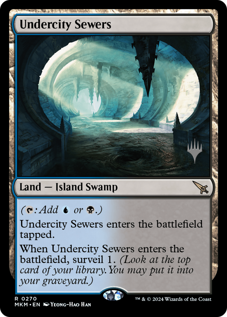 Undercity Sewers (PMKM-270P) - Murders at Karlov Manor Promos - Premium MTG Single from Wizards of the Coast - Just $21.07! Shop now at Game Crave Tournament Store
