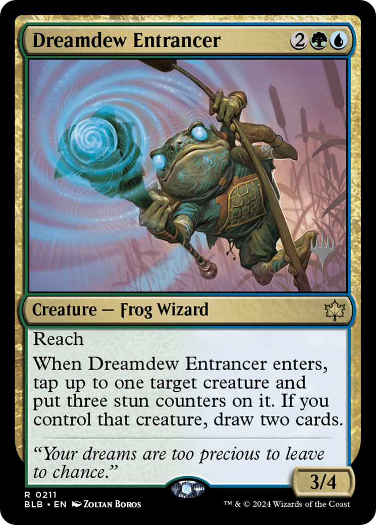 Dreamdew Entrancer (PBLB-211P) - Bloomburrow Promos Foil - Premium MTG Single from Wizards of the Coast - Just $0.91! Shop now at Game Crave Tournament Store