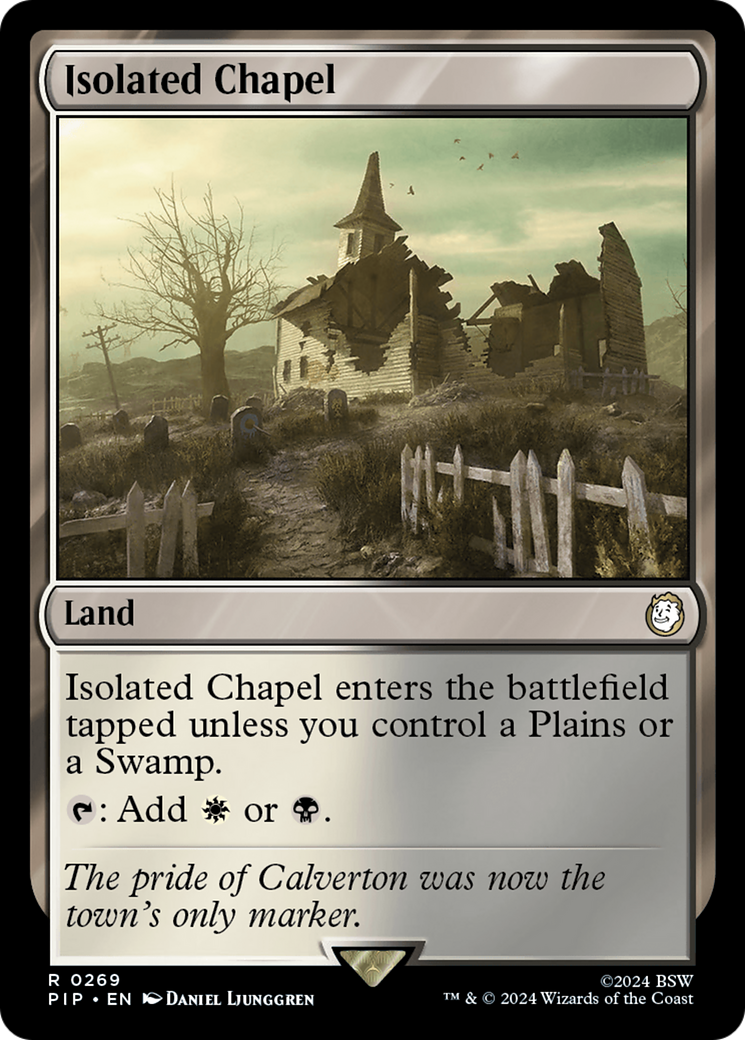 Isolated Chapel (PIP-269) - Fallout - Premium MTG Single from Wizards of the Coast - Just $0.37! Shop now at Game Crave Tournament Store