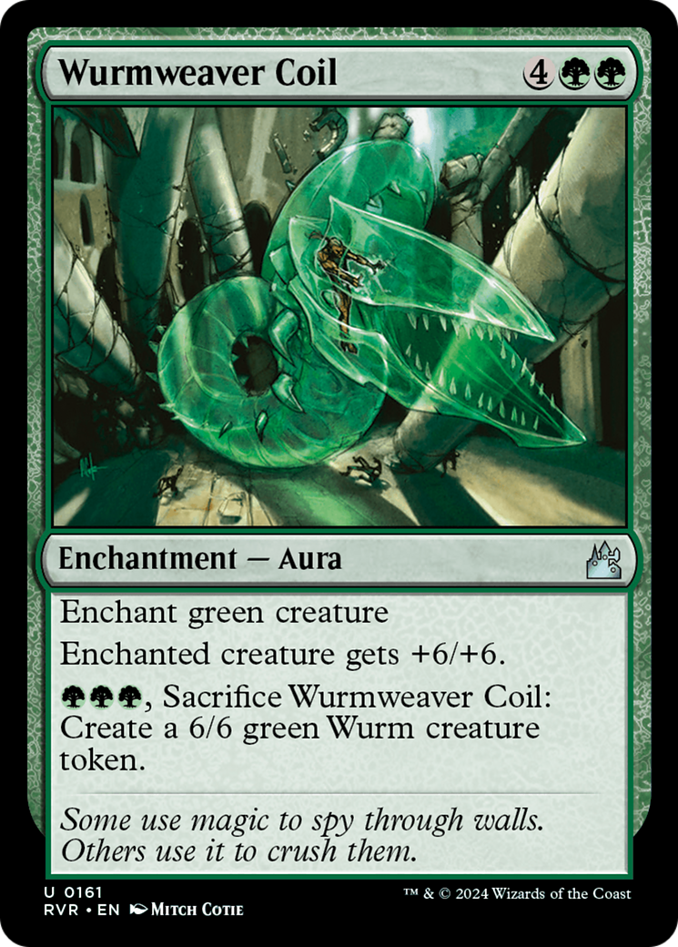 Wurmweaver Coil (RVR-161) - Ravnica Remastered Foil - Premium MTG Single from Wizards of the Coast - Just $0.25! Shop now at Game Crave Tournament Store