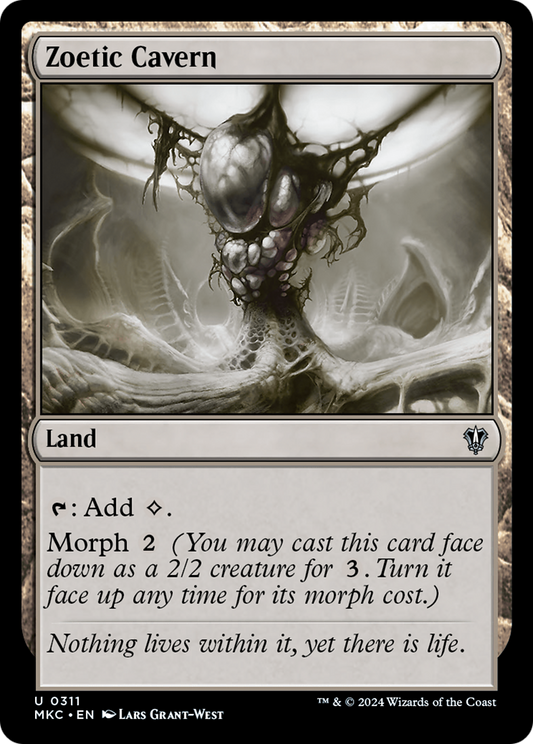 Zoetic Cavern (MKC-311) - Murders at Karlov Manor Commander - Premium MTG Single from Wizards of the Coast - Just $0.25! Shop now at Game Crave Tournament Store