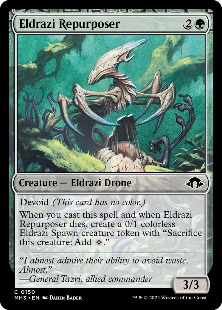 Eldrazi Repurposer (MH3-150) - Modern Horizons 3 Foil - Premium MTG Single from Wizards of the Coast - Just $0.26! Shop now at Game Crave Tournament Store