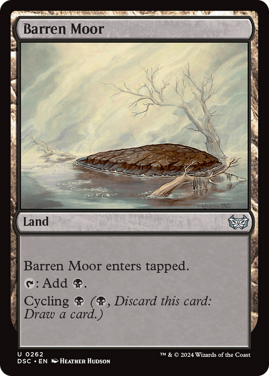 Barren Moor (DSC-262) - Duskmourn: House of Horror Commander - Premium MTG Single from Wizards of the Coast - Just $0.25! Shop now at Game Crave Tournament Store