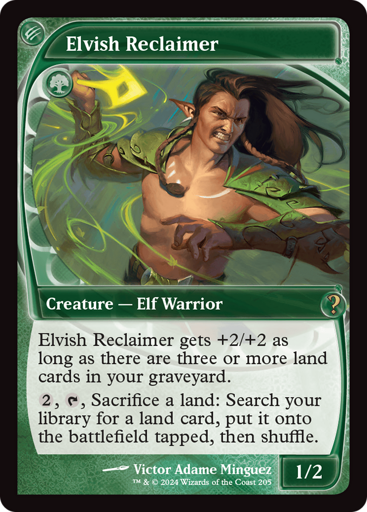 Elvish Reclaimer (MB2-205) - Mystery Booster 2 Foil - Premium MTG Single from Wizards of the Coast - Just $43.66! Shop now at Game Crave Tournament Store