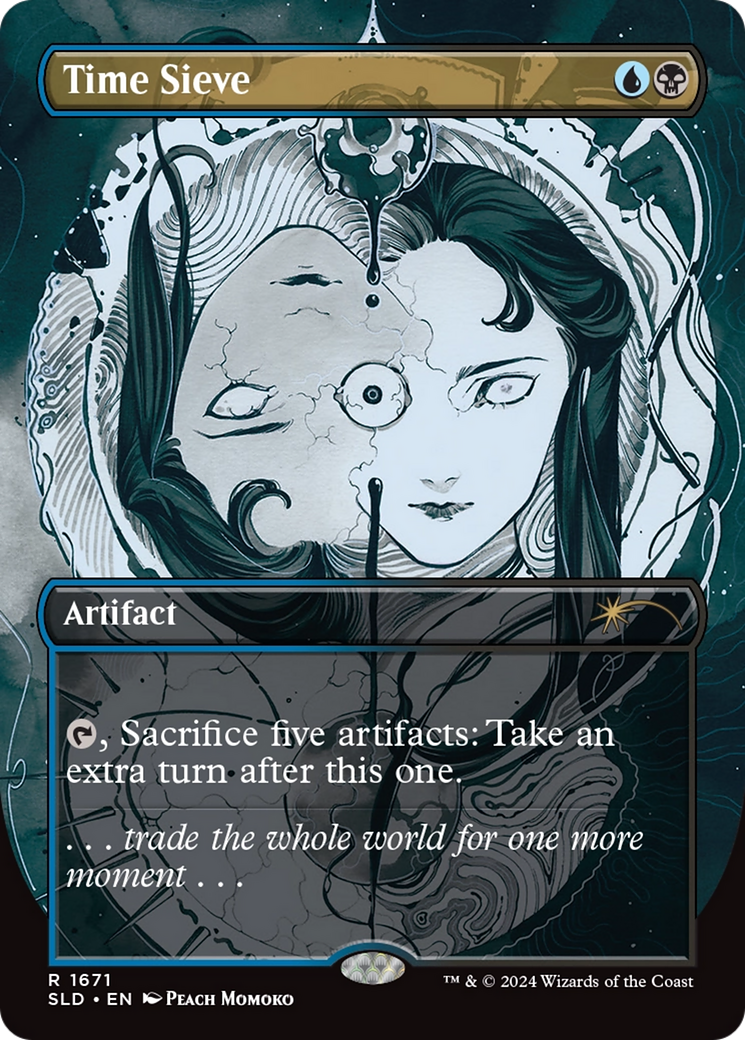 Time Sieve (SLD-1671) - Secret Lair Drop (Borderless) Foil - Premium MTG Single from Wizards of the Coast - Just $0! Shop now at Game Crave Tournament Store