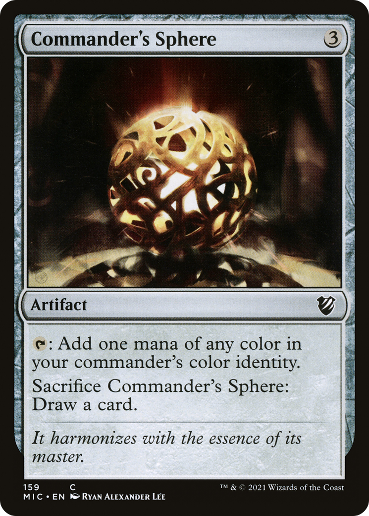 Commander's Sphere (MIC-159) - Midnight Hunt Commander - Premium MTG Single from Wizards of the Coast - Just $0.08! Shop now at Game Crave Tournament Store