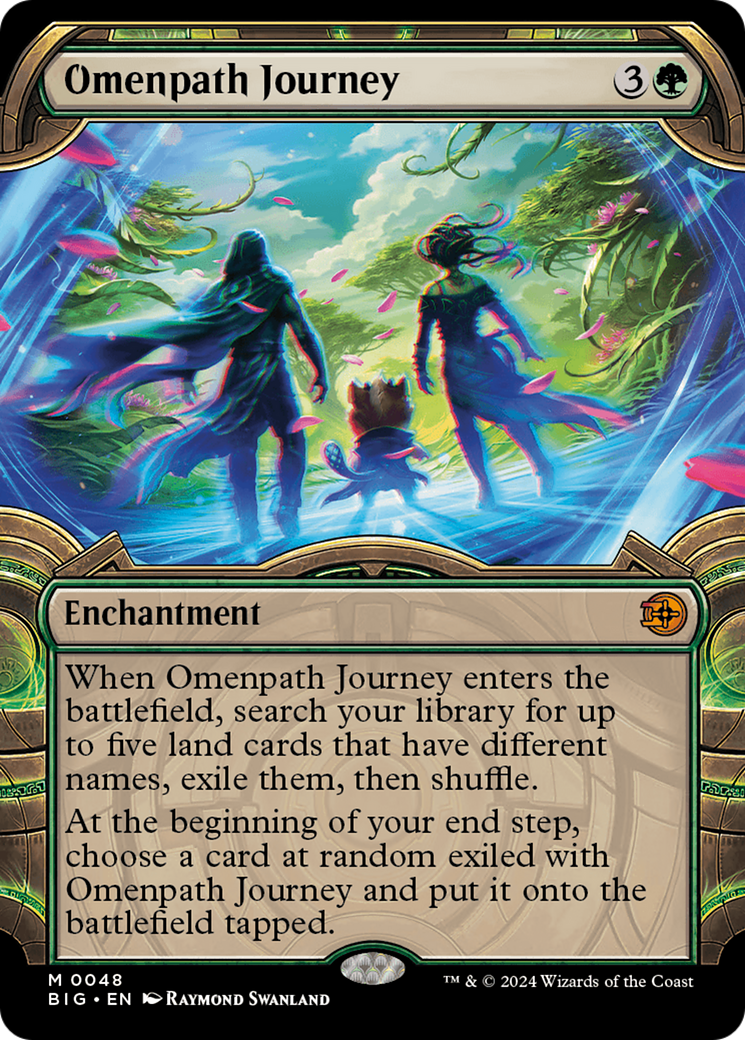 Omenpath Journey (BIG-048) - The Big Score: (Showcase) (Borderless) Foil - Premium MTG Single from Wizards of the Coast - Just $15.34! Shop now at Game Crave Tournament Store
