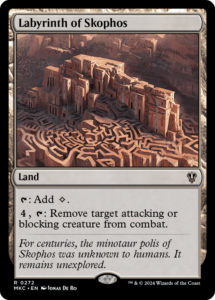 Labyrinth of Skophos (MKC-272) - Murders at Karlov Manor Commander - Premium MTG Single from Wizards of the Coast - Just $0.25! Shop now at Game Crave Tournament Store