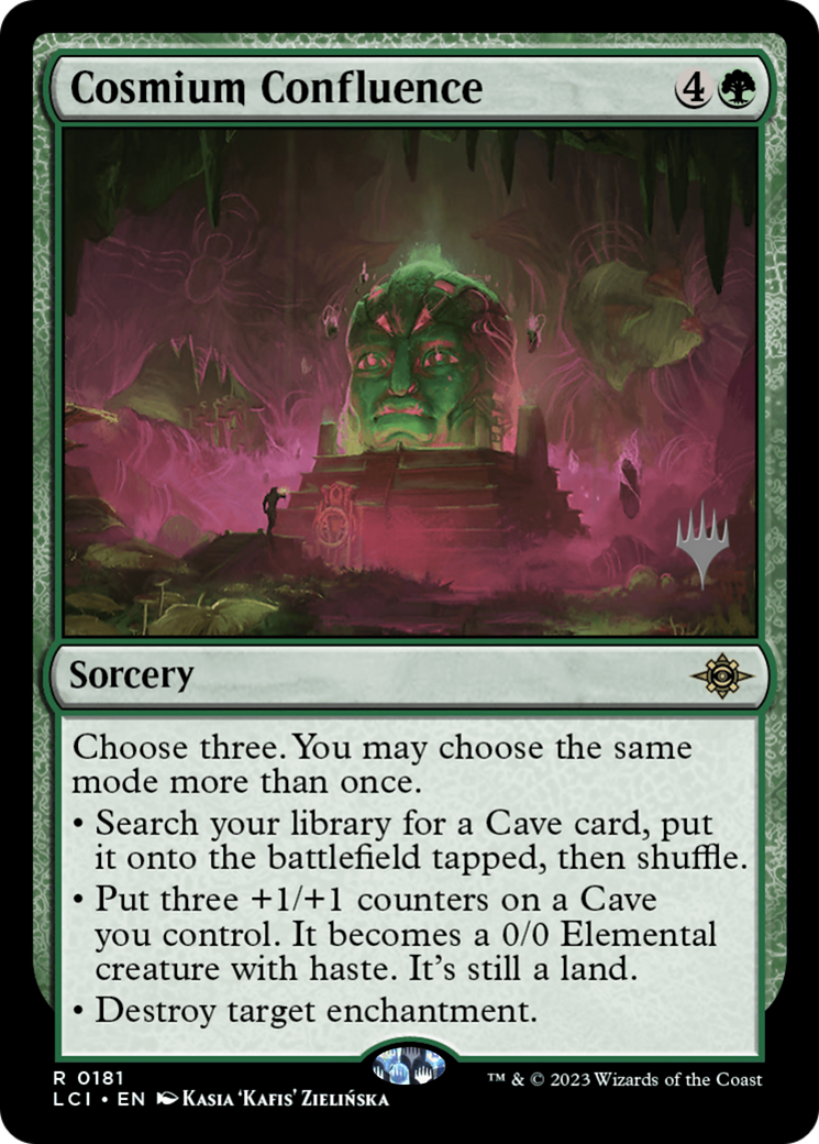 Cosmium Confluence (PLCI-181P) - The Lost Caverns of Ixalan Promos Foil - Premium MTG Single from Wizards of the Coast - Just $0.45! Shop now at Game Crave Tournament Store