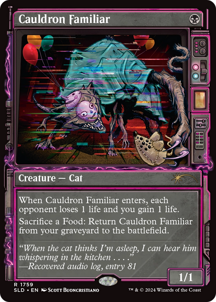 Cauldron Familiar (SLD-1759) - Secret Lair Drop Foil - Premium MTG Single from Wizards of the Coast - Just $0! Shop now at Game Crave Tournament Store