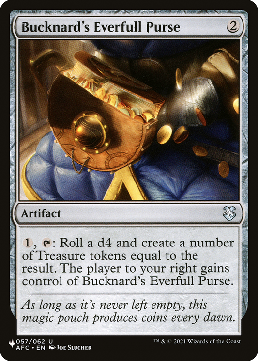 Bucknard's Everfull Purse (LIST-AFC-57) - The List Foil