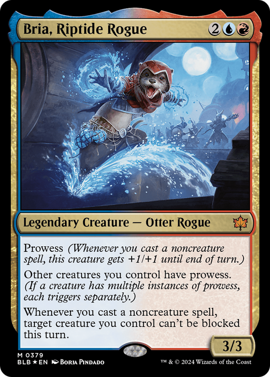 Bria, Riptide Rogue (BLB-379) - Bloomburrow Foil - Premium MTG Single from Wizards of the Coast - Just $10.26! Shop now at Game Crave Tournament Store