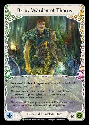 Briar, Warden of Thorns - HER063 (HER063) - Flesh and Blood: Promo Cards Cold Foil