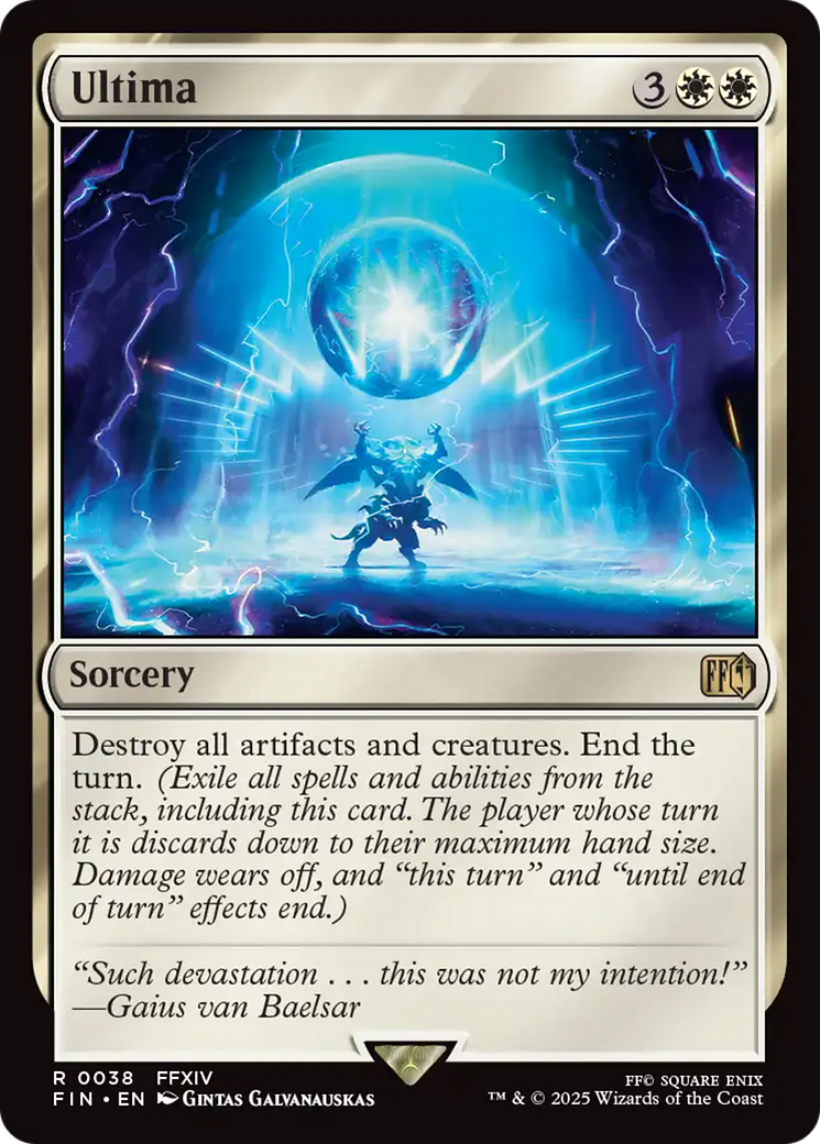 Ultima (FIN-038) - FINAL FANTASY - Premium MTG Single from Wizards of the Coast - Just $0.15! Shop now at Game Crave Tournament Store