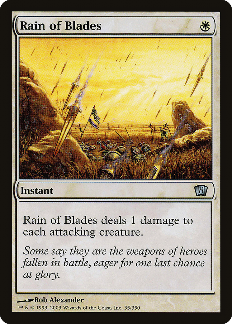 Rain of Blades (8ED-35★) - 8th Edition Foil