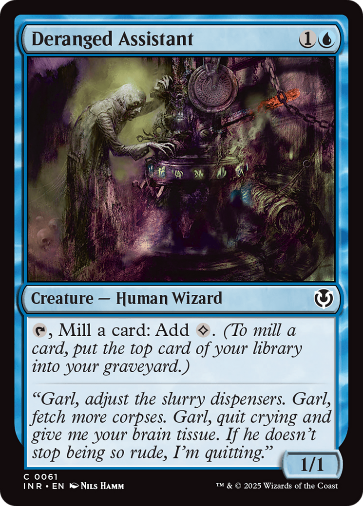 Deranged Assistant (-061) - Innistrad Remastered - Premium MTG Single from Wizards of the Coast - Just $0.25! Shop now at Game Crave Tournament Store