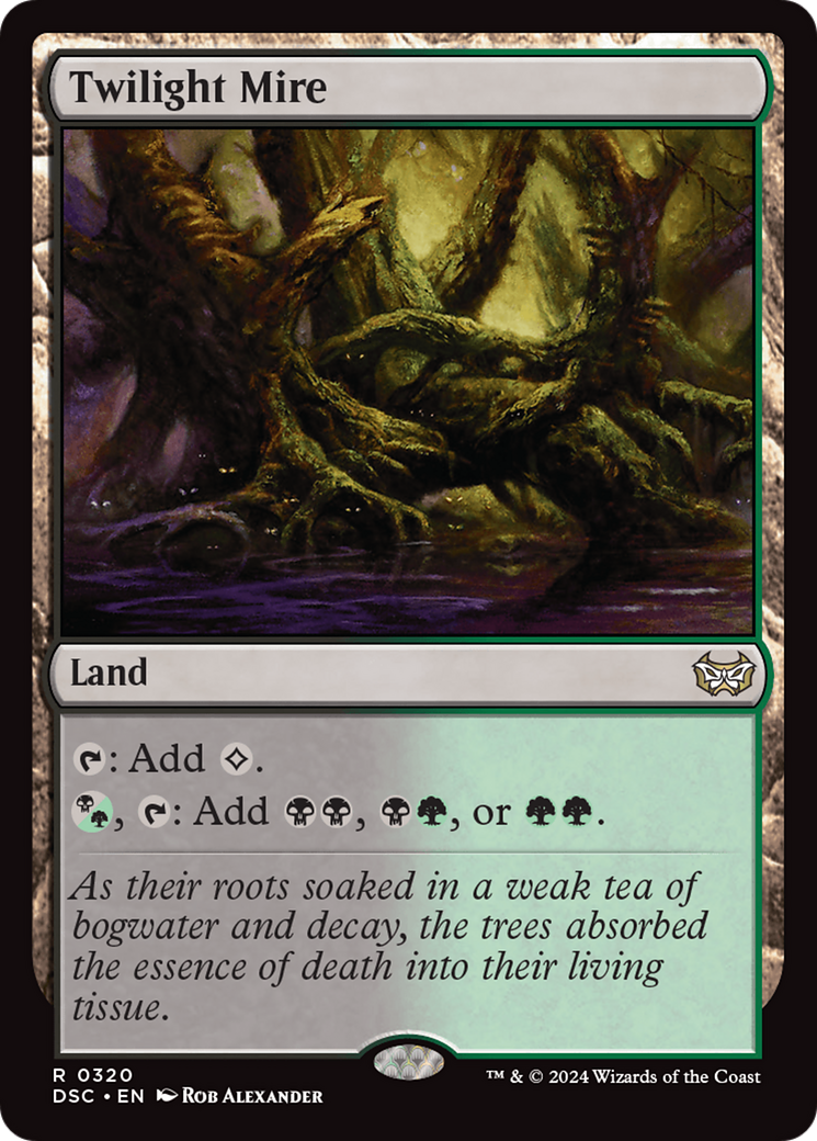 Twilight Mire (DSC-320) - Duskmourn: House of Horror Commander - Premium MTG Single from Wizards of the Coast - Just $0.43! Shop now at Game Crave Tournament Store