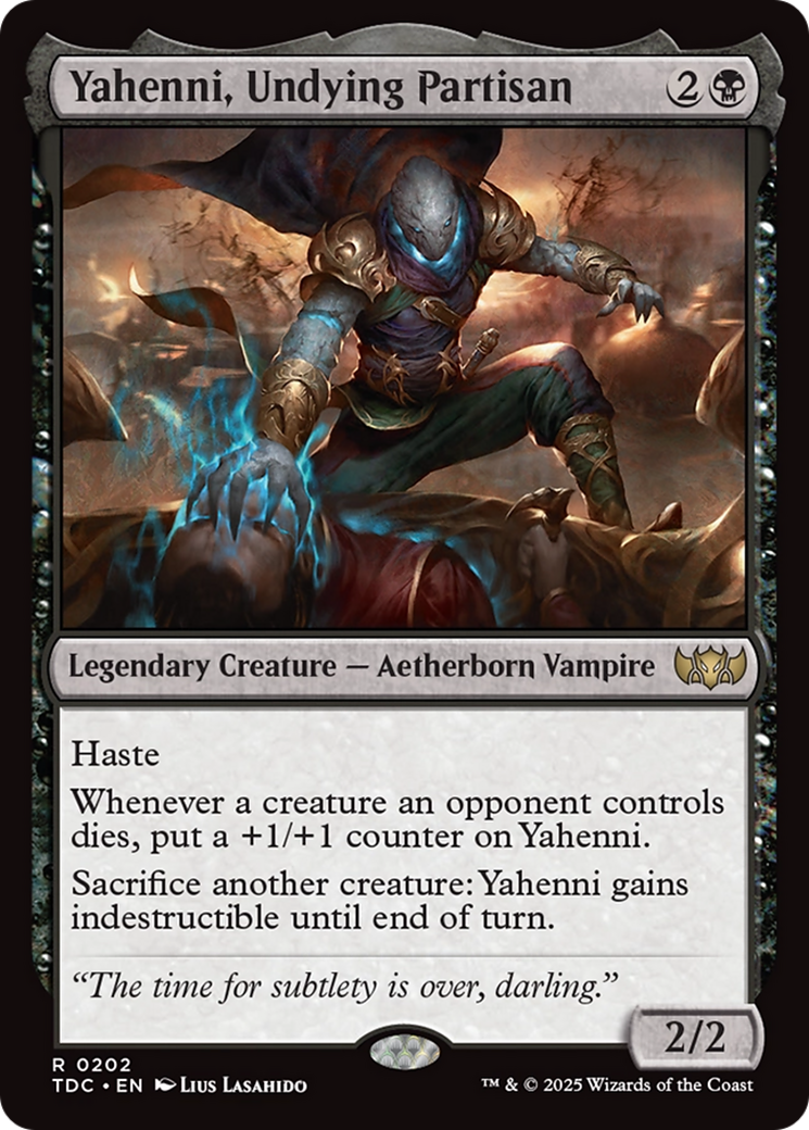 Yahenni, Undying Partisan (TDC-202) - Tarkir: Dragonstorm Commander - Premium MTG Single from Wizards of the Coast - Just $0.08! Shop now at Game Crave Tournament Store