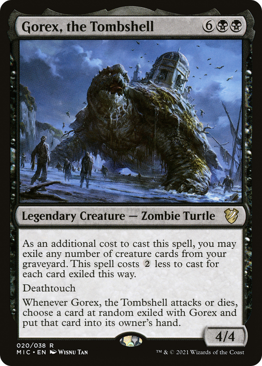 Gorex, the Tombshell (MIC-020) - Midnight Hunt Commander - Premium MTG Single from Wizards of the Coast - Just $0.26! Shop now at Game Crave Tournament Store